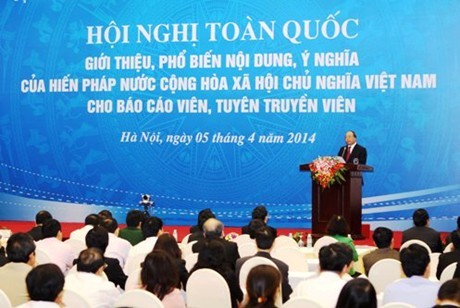 Hội nghị toàn quốc giới thiệu, phổ biến Hiến pháp năm 2013 - ảnh 1